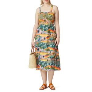 Junarose Landscape Midi Dress